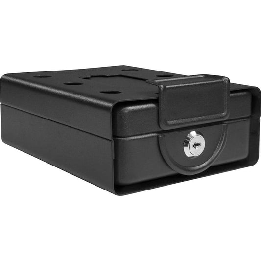 0.02 cu. ft. Steel Compact Key Lock Box Safe with Mounting Sleeve