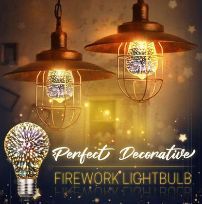 3D Fireworks LED Light Bulb