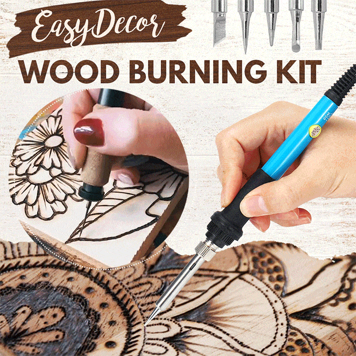 EasyDecor Wood Burning Kit – PRODUCTS BABA